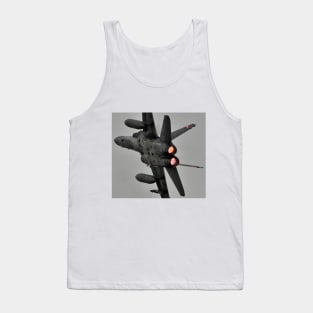 FA-18 Hornet in Afterburner Tank Top